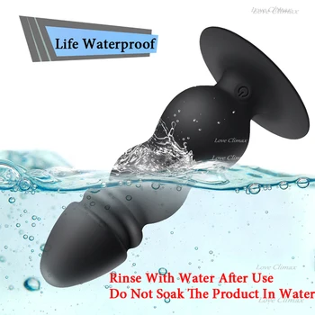 Anal Vibrator Adult Remote Control Men's Prostate Massager G-Spot Stimulating Sucker Butt Plug Anal Vibration Couple Sex Toys 18 4