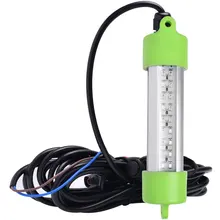 12V 45W 5m LED Green Underwater Submersible Night Fishing Light Collecting Fish Finder Lamp Attracts Prawns Squid Krill Lamp