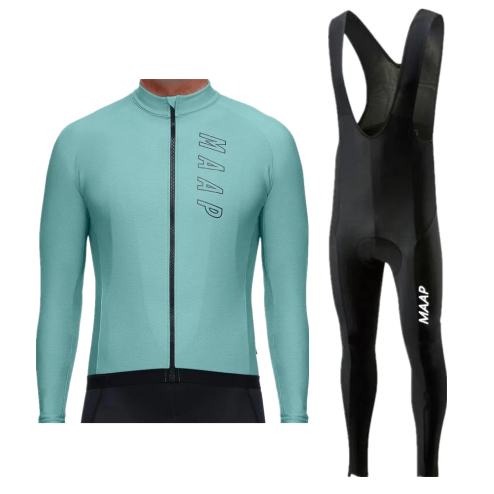 Jersey Set 12 Pro Team MAAP Cycling Jersey Ste Ropa Ciclismo Hombre Triathlon Cycling Set MTB Cycling Clothing Cycling Bib Pants Set - Цвет: Jersey Set 12
