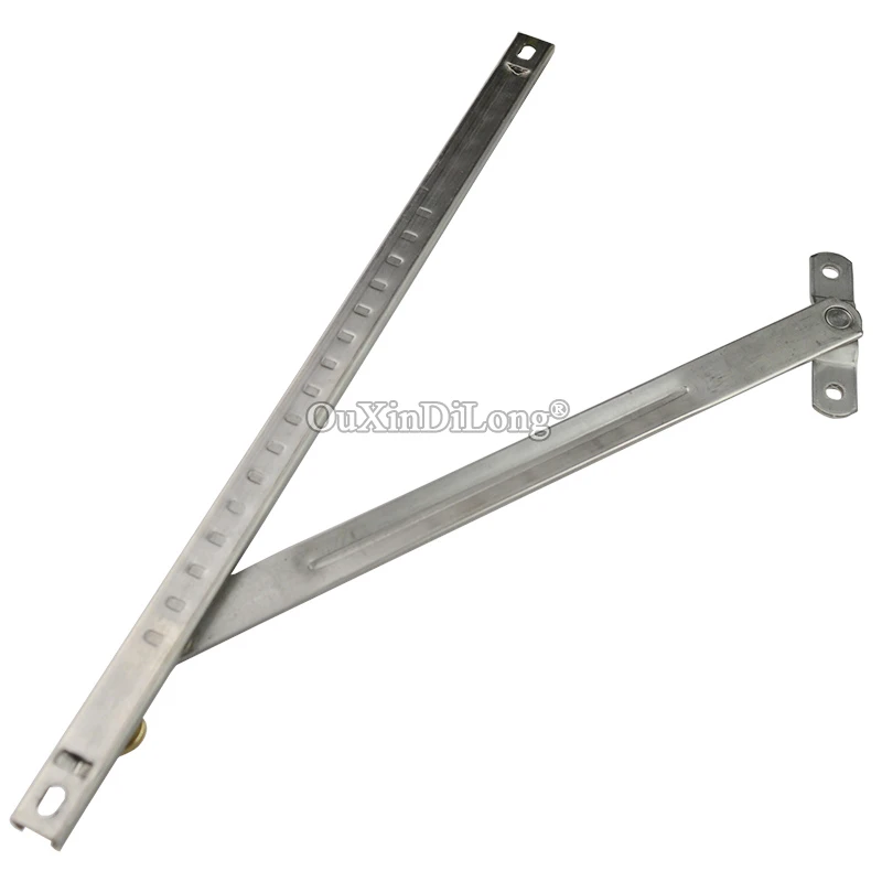 New 2PCS Stainless Steel Wind Brace Children Safety Lock Window Restrictor Windproof Brace Stopper Sliding Sash Support Limiter