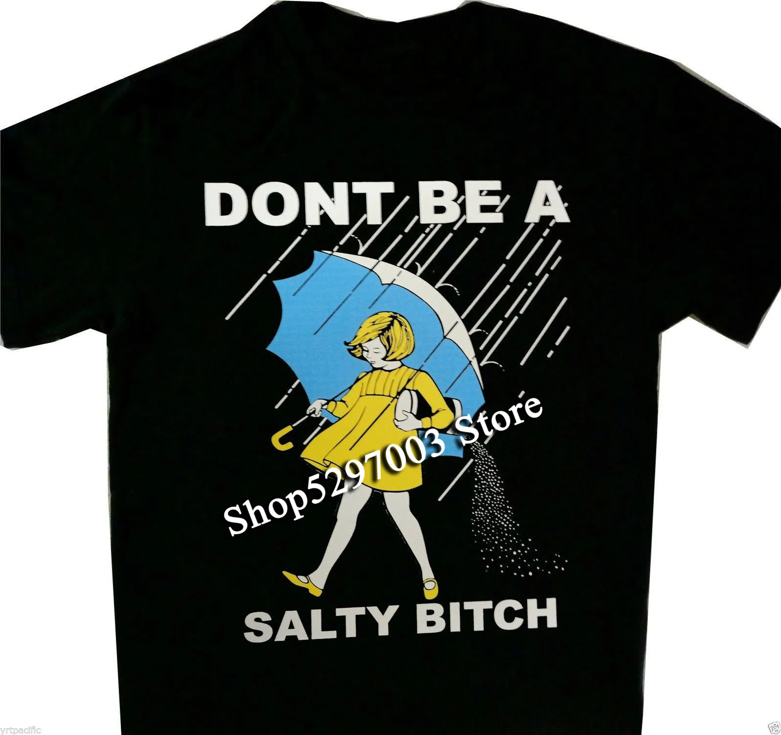 Футболка't Be A Salty Bitch классная черная футболка оптом | Мужская одежда
