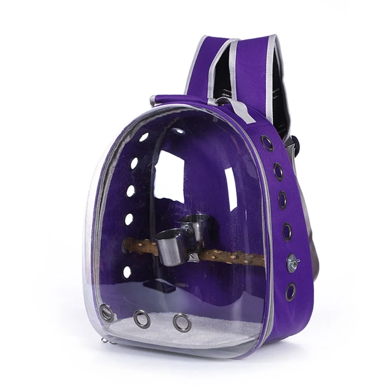 Parrot Pet Travel Bag Carrier Backpack Hard-Sided Pet Bag Cat/Dog Bubble Backpack Pet Carrier Small Space Pet Capsule Knapsack