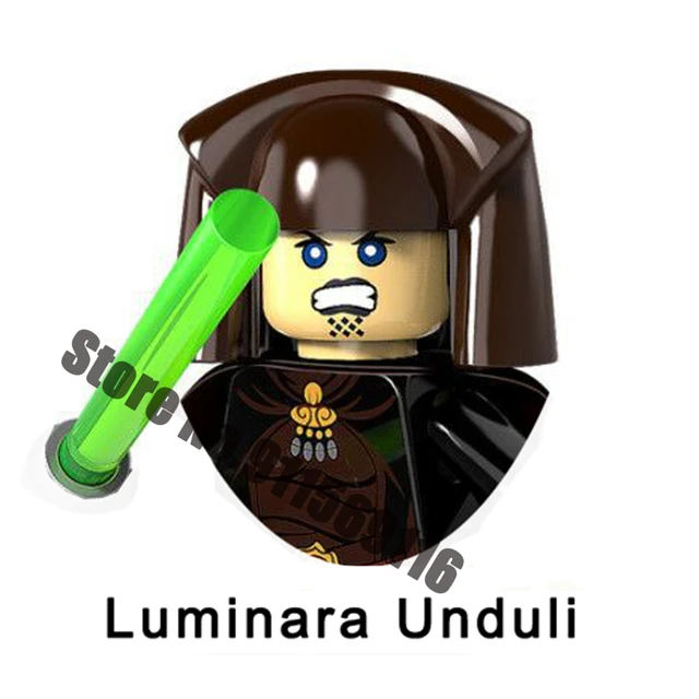 Luke Skywalker Building Blocks Ahsoka Tano Yoda Obi-Wan Kenobi Sith Kylo Ren Count Dooku Starkiller Star Action Figure Wars Toys E-PG763