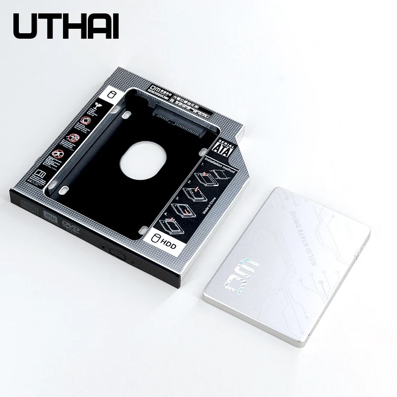 UTHAI T01 cd rom диск кронштейн для ноутбука Внутренний корпус 2 5 дюймов SATA I II III жесткий