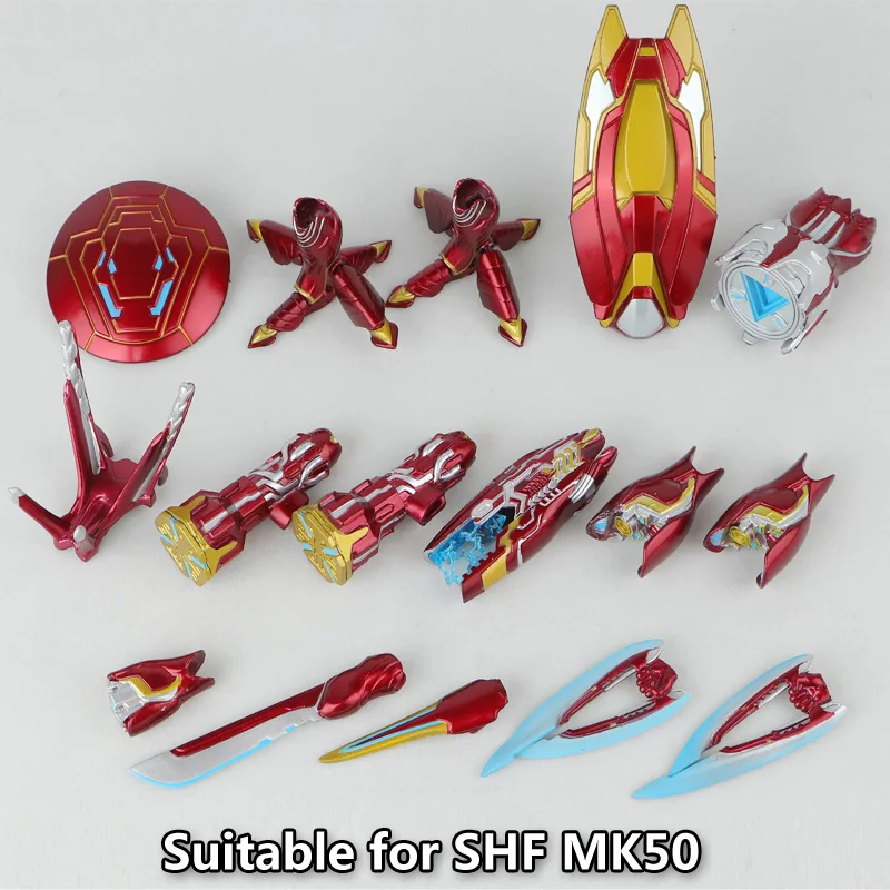 Online SHF iron man MK50 Nano zubehör MK85 Spezielle effekte arme Tony stark Stahl rüstung