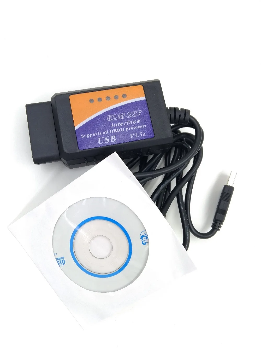 Диагностический инструмент V1.5 ELM327 USB FTDI FT232RL + чип PIC18F2480 модифицированный OBD2