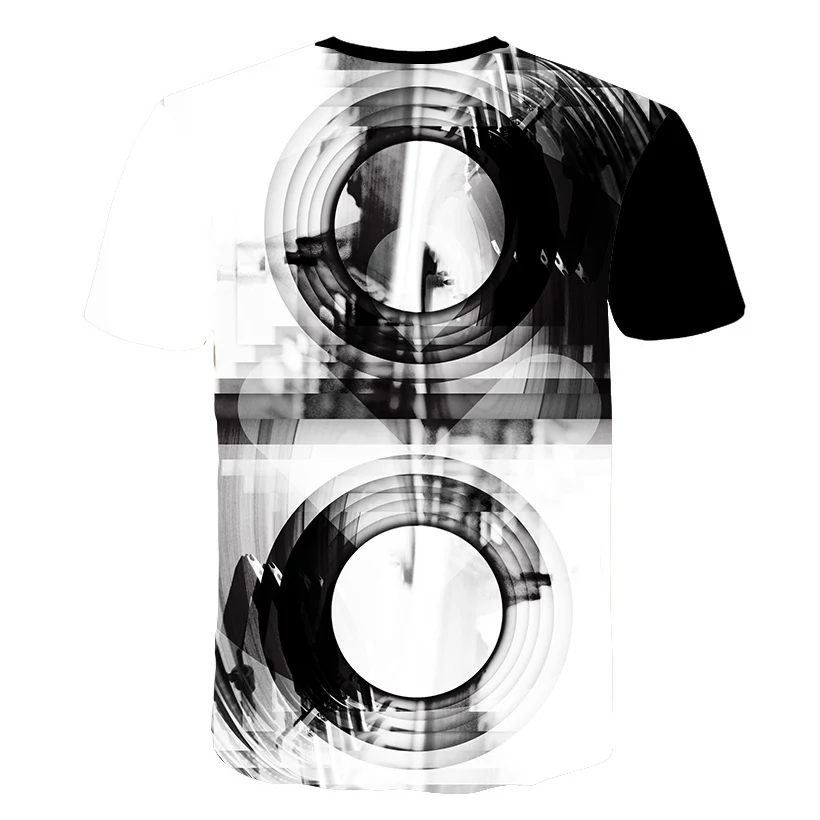 Модная Детская футболка с 3d принтом в стиле Харадзюку с космическим пространством и спиральной планетой модные футболки для мальчиков и девочек, Повседневная футболка для фитнеса