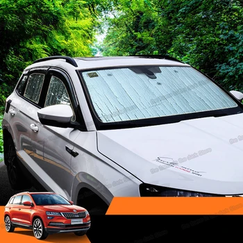 

Lsrtw2017 Aluminum Foil Car Door Window Roof Window Sun Shade Mat Light Shade Mat for Skoda Karoq Interior Mouldings Accessories