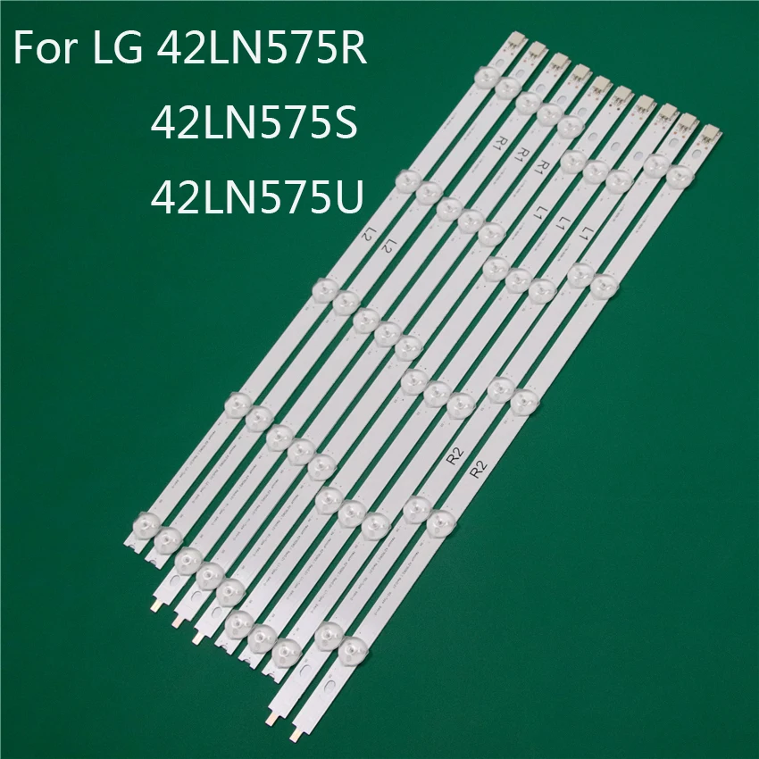 

LED TV Illumination Part For LG 42LN575S 42LN575R 42LN575U LED Bars Backlight Strips Line Ruler 42" ROW2.1 Rev 0.01 L1 R1 R2 L2