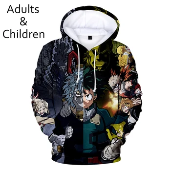 

Hot Comic My Hero Academia Hoodies Men Women Autumn Kids pullover Popular Oversized Sweatshirts My Hero Academia boys girls Tops