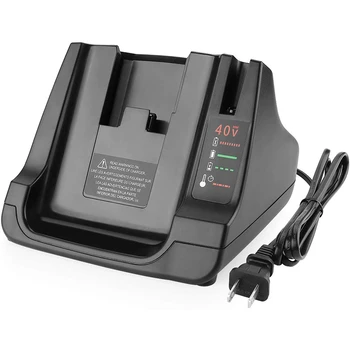 

40V MAX Fast Charger, Suitable for LCS36 LCS40, 36V 40V Maximum Lithium Ion Battery LBXR36 LBXR2036 LBXR2036 US Plug
