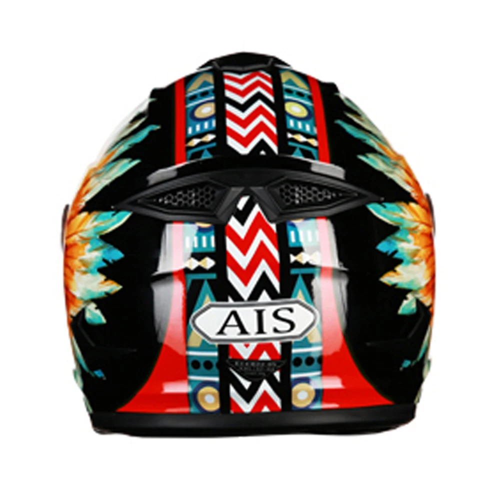 AIS мотоциклетный шлем мотокросс Casco Capacete аварии шлем с двойным щитком полный уход за кожей лица шлемы, каски мото Мото шлем