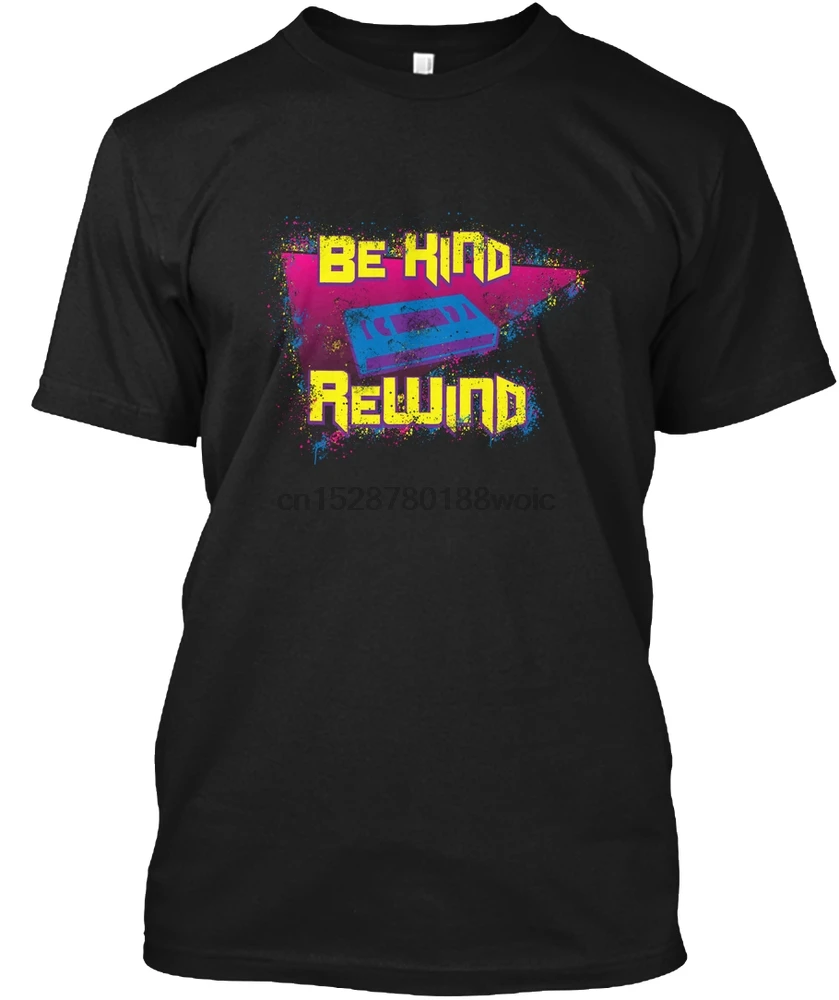 Men T Shirt 80s 90s Nostalgia Be Kind Rewind VHS Women T-Shirt | Мужская одежда