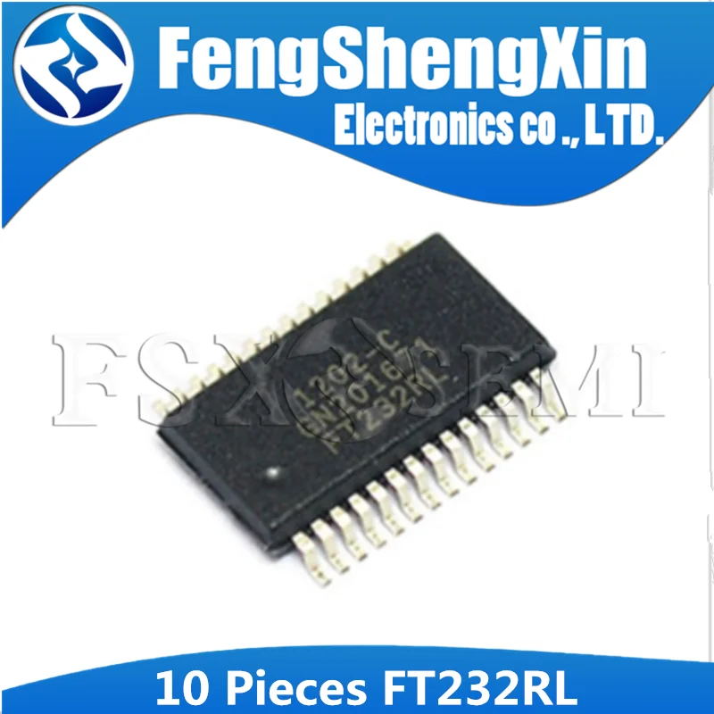 10 шт. FT232RL SSOP28 FT232 SSOP SMD USB UART (серийный USB) IC|ft232 usb uart|usb uartuart |