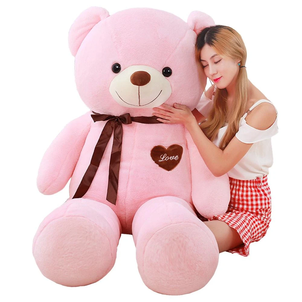 工場直接快適人形抱擁クマの愛リボンテディベアぬいぐるみビッグクマガールフレンドの誕生日プレゼント Aliexpress