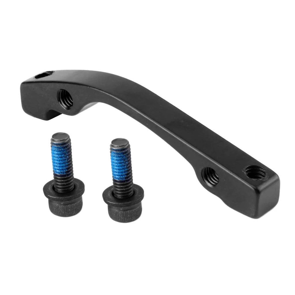 Aluminum Disc Brake Caliper Mount Adapter - Front - Fork 160mm Frame 140mm ( With Mounting Bolts)