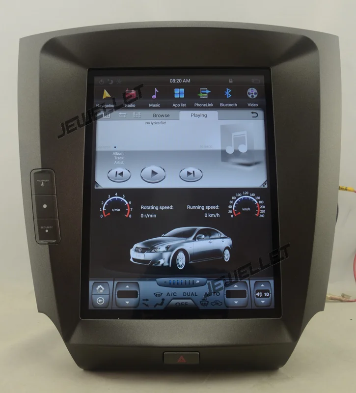 10," tesla стиль вертикальный экран android 8,1 шесть ядер автомобиля gps Радио Навигация для Lexus IS IS200 IS220 IS250 IS300 IS350