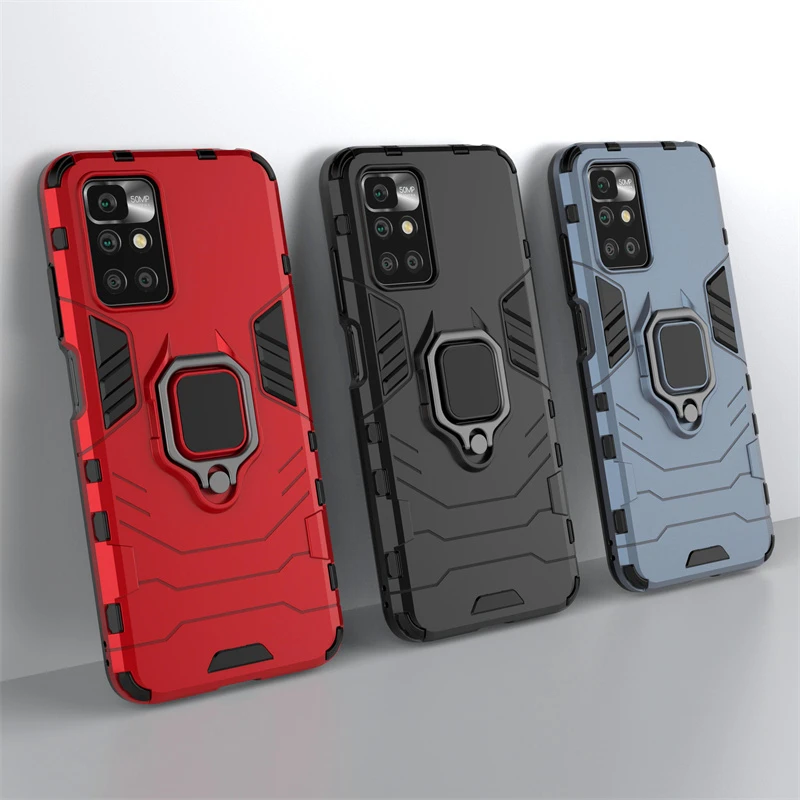 Funda Anillo Atti Color Rojo Xiaomi Note 11 Pro