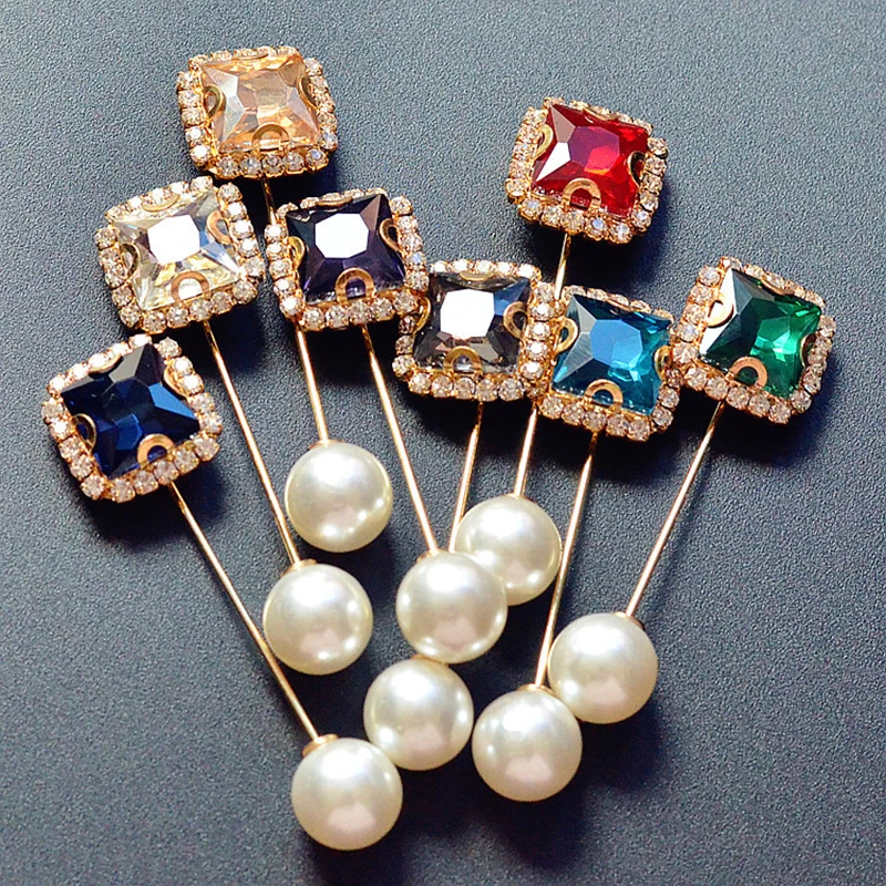 Details about   Muslim Gem Pearl Brooch Women Lapel Hijab Scarf Pin Suit Corsage Wedding Accesso 