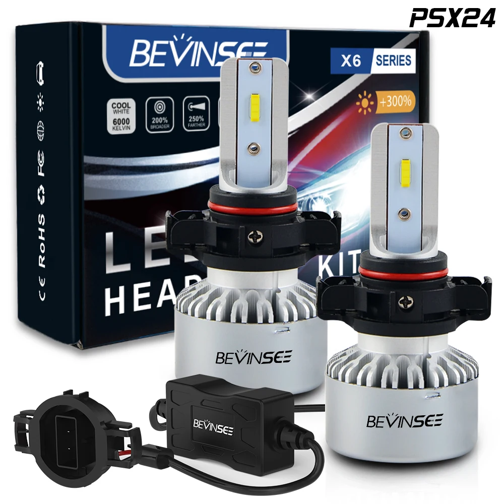 Bevinsee X6 PX24 светодиодный автомобиль фары 9 36 в для Chevrolet Avalanche 2007 2008 2009 2010 2011 2012 2013
