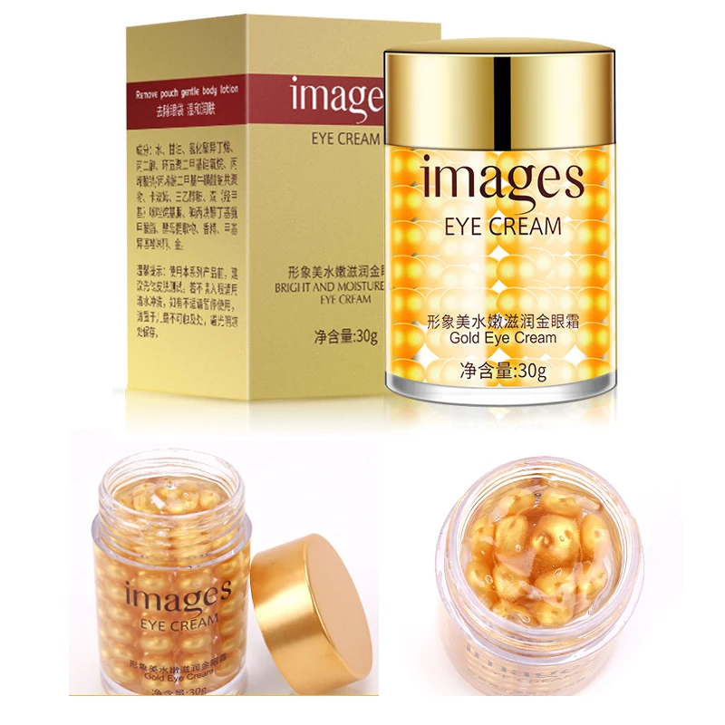 

Images Gold Eye Cream Collagen Hydra Moisturizing Eye Gel Remove Eye Bag Anti Puffiness Dark Circles Remove Anti Wrinkles Care