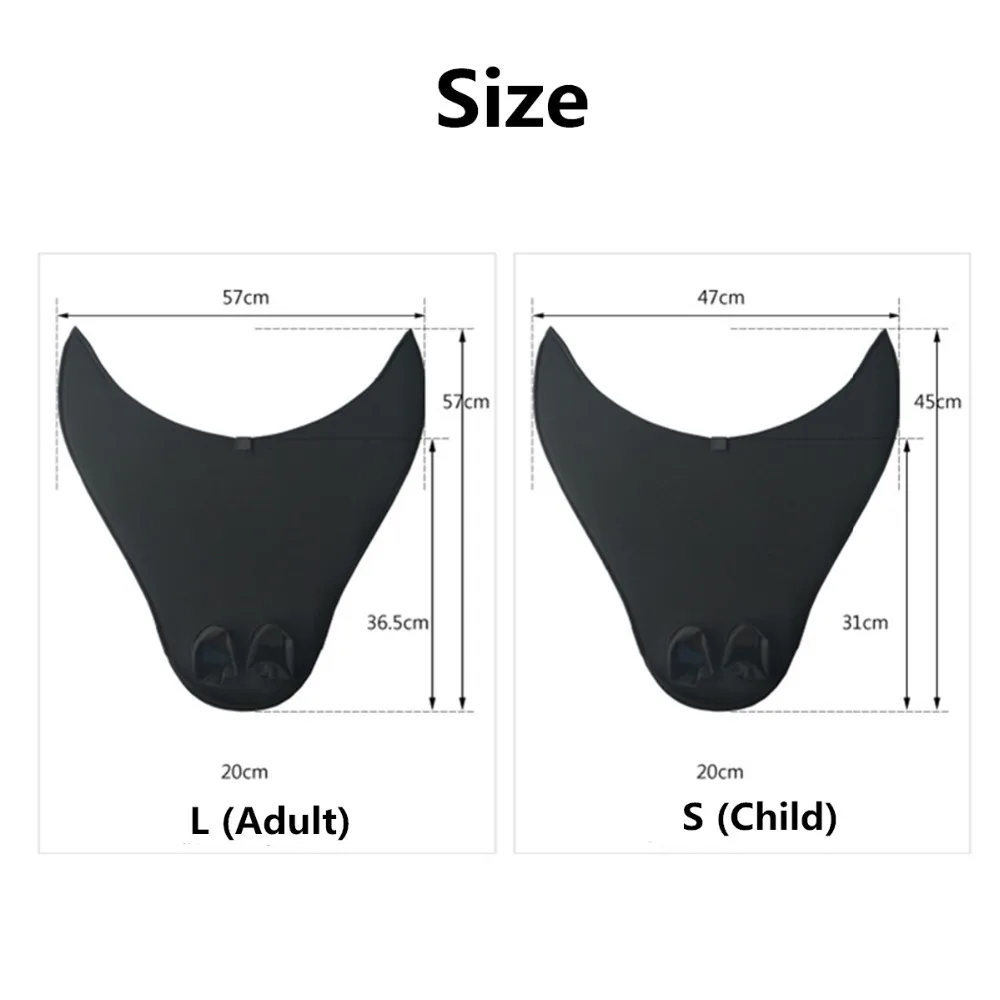 Children Outdoor Swimming Fin Foot Flippers Mermaid Tail Diving Monofin for Kids Water Sports Training Learning Drop Shipping