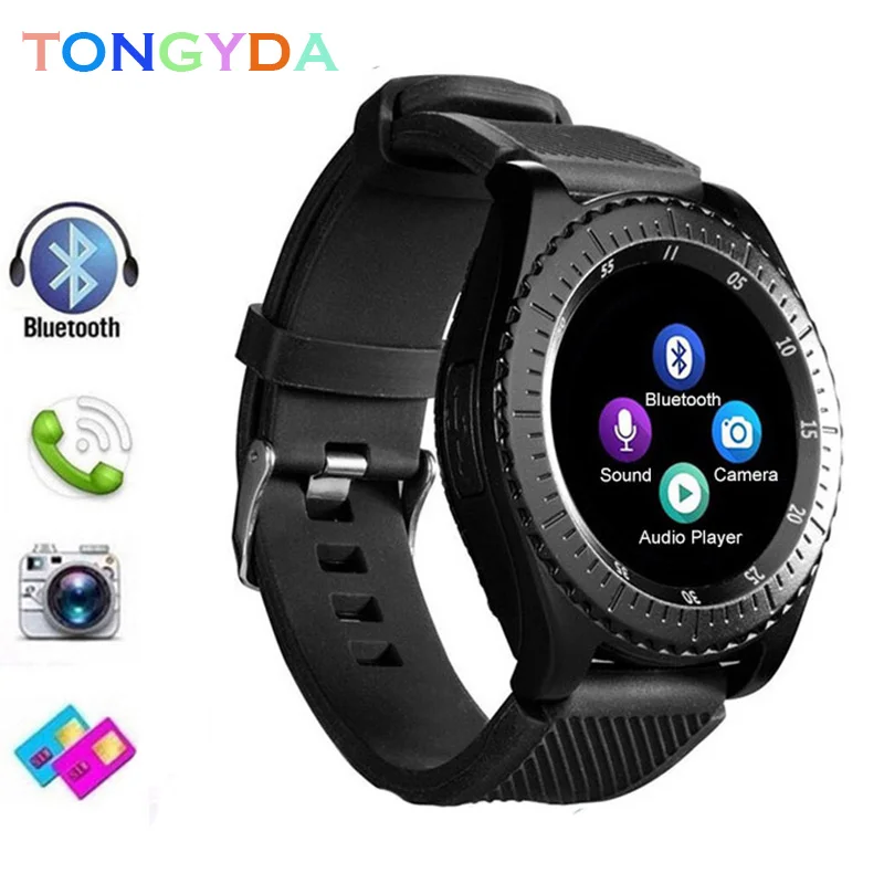 

Newest Smart Watch Z3 Bluetooth Touch Screen Leather Strap Wrist Watch with Camera SIM TF Card Slot For Android PhonePK Y1 V8 A1
