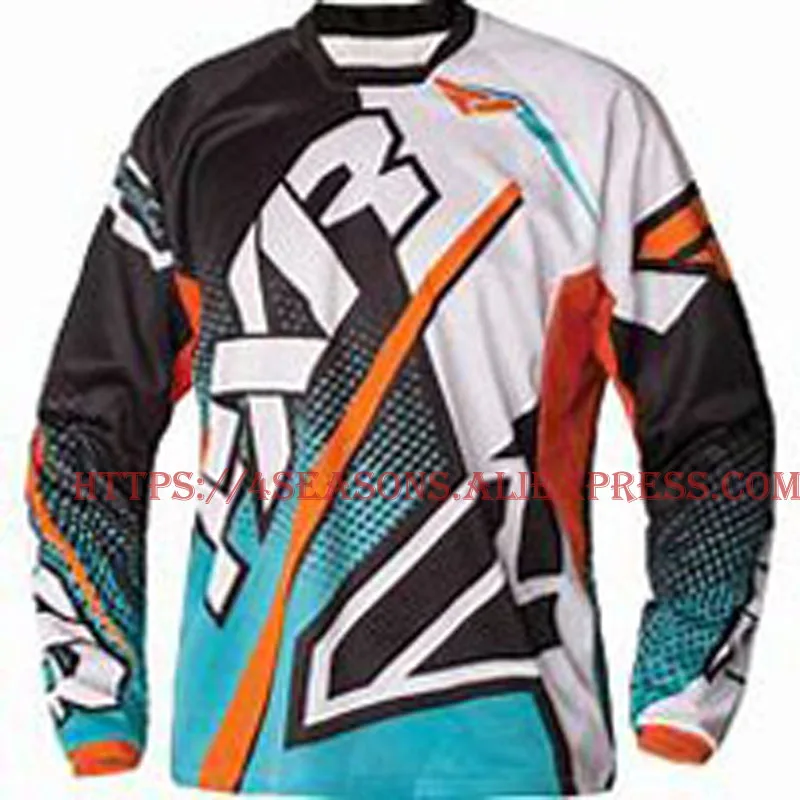 DH moto cross MX FXR Manica Lunga MTB Jersey Cross-кантри moto In Sella A Горные Джерси mtb Jersey moto cross - Цвет: A
