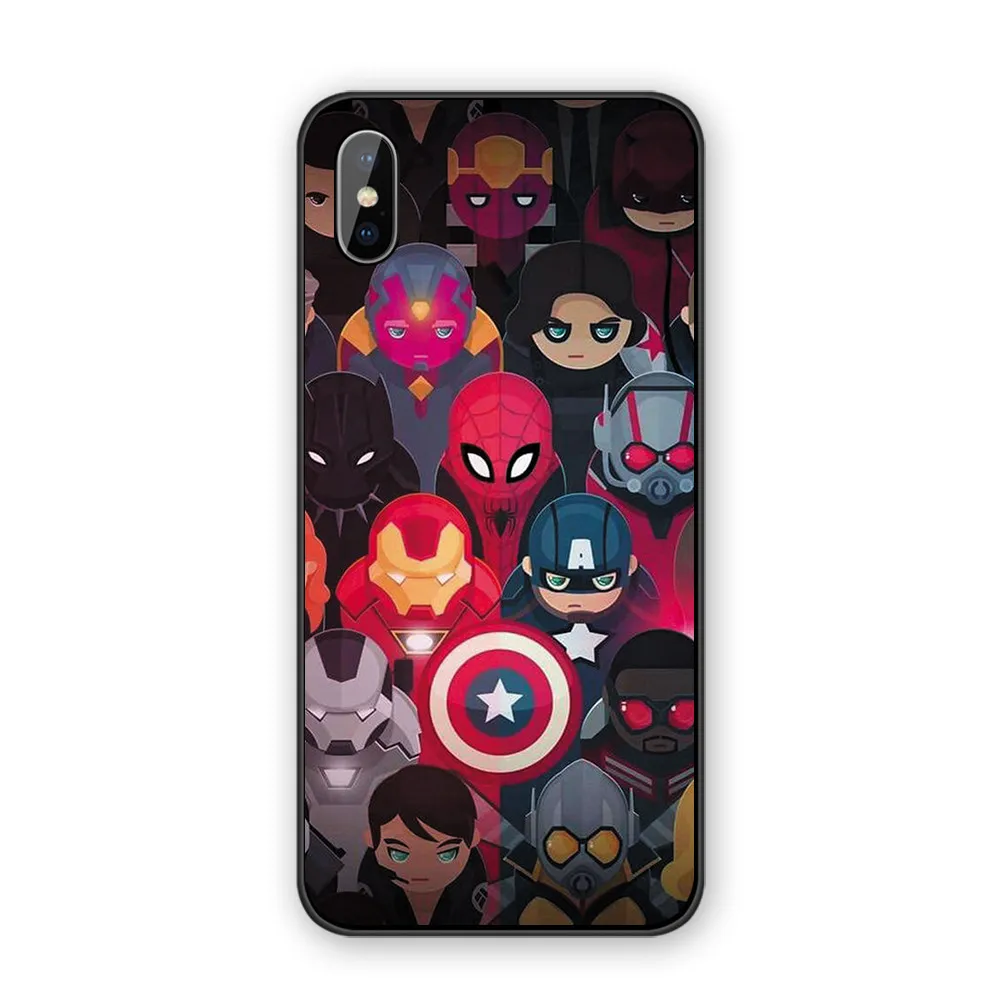 5 Силиконовый мягкий чехол I am Marvel для iphone XR X XSMAX 5 5S 6 6S 7 8 Plus 11 11ProMax Coque Funda - Цвет: 5