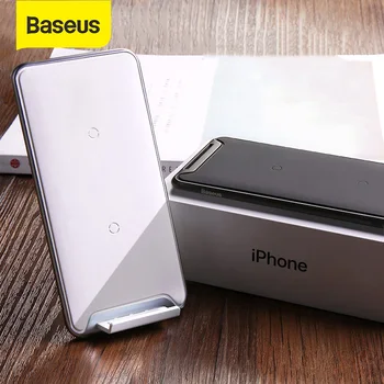 

Baseus 10W 3 Coils Wireless Charger For iPhone X/XS/XR Max 8 8 Plus 11 Pro For Samsung Note 9 Qi Wireless Charging Pad