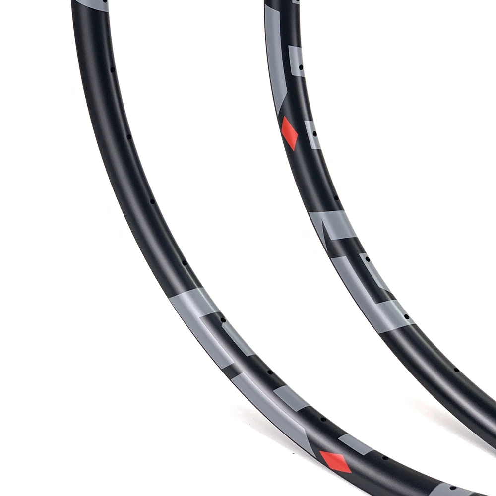 29er DH/AM/XC/Enduro Mountain Bike Carbon Rim Hookless/Asymmetric Tubeless Ready Rims For MTB Wheels 24/27/30/35/40/50mm Width|tubeless rims|bike