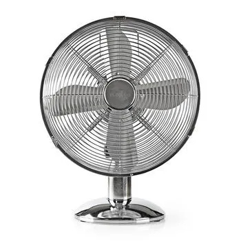 

Table fan metal | VelocitÃ Diameter 30 cm | 3 | Swing Function | Chrome Plating