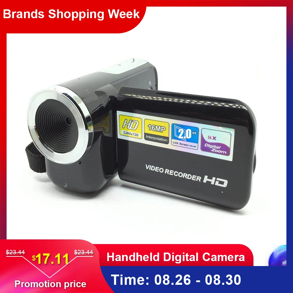 

Andoer 720P Handheld Digital Camera Video Camcoder for Home Use Travel DV Videocam Camcorder