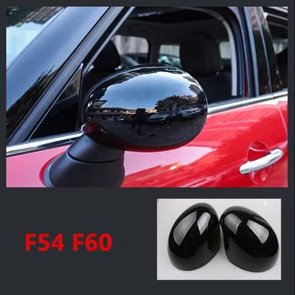 Одна пара зеркал заднего вида, декоративная раковина, чехол для Mini Cooper JCW F54 F60, аксессуары для стайлинга автомобилей, зеркальная крышка