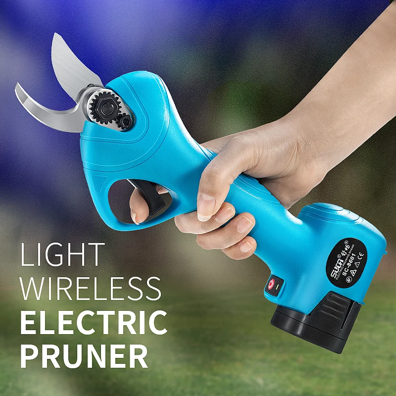 

YODOO 21V Electric Pruning Shears Garden Tool Branches Pruning Tools Fruit Tree Bonsai Pruning Electric Tree Branches Cutter