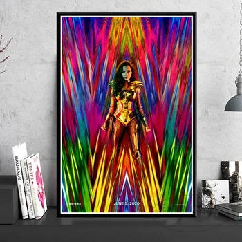 

Wonder Woman 1984 Gal Gadot Chris Pine Movie DC Comic Poster Prints Oil Painting Canvas Wall Art Pictures Living Room Home Decor