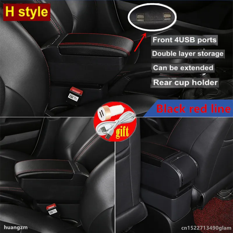 For Opel Astra G Box Central Store Content Storage Box Armresrt With Cup Holder Products Usb Interface - Armrests - AliExpress