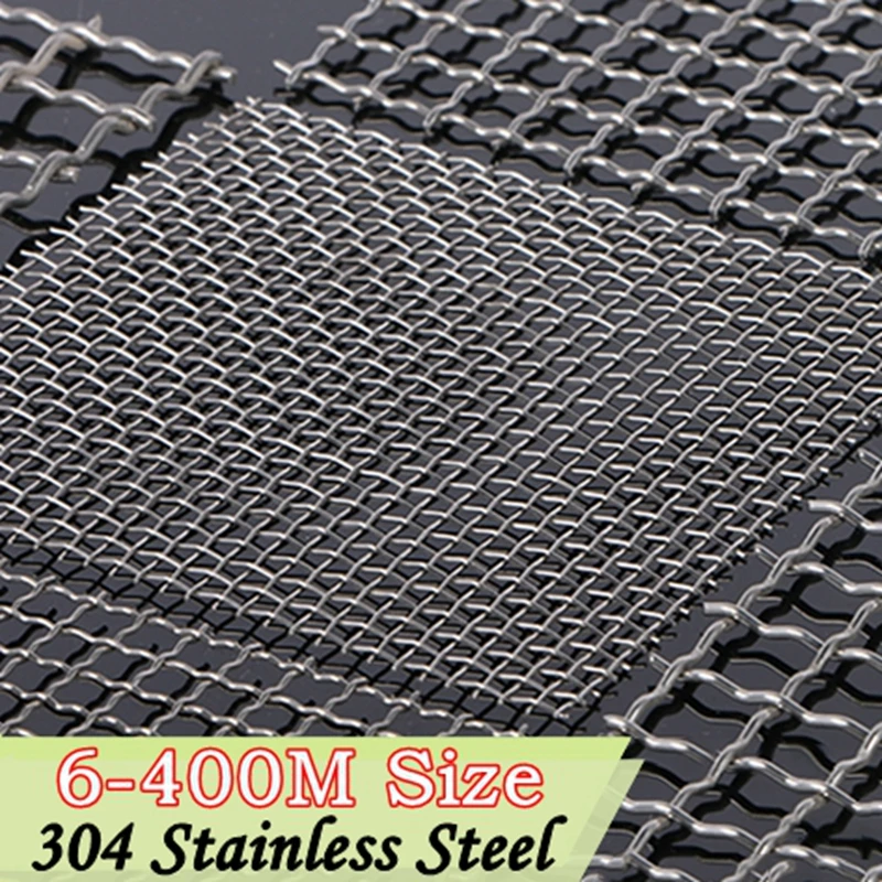 6-400 mesh 304 Stainless Steel Water Filter Mesh Kitchen Tools Food Coffee Wine Screen Wire Net Fabric Screening Strainer | Дом и сад