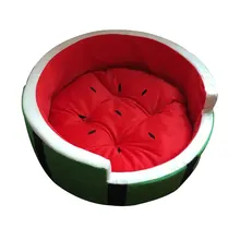 NEW Creative Kennel Cat Nest dog Fruit Banana Strawberry Pineapple watermelon cotton bed warm pet Products Foldable Dog house