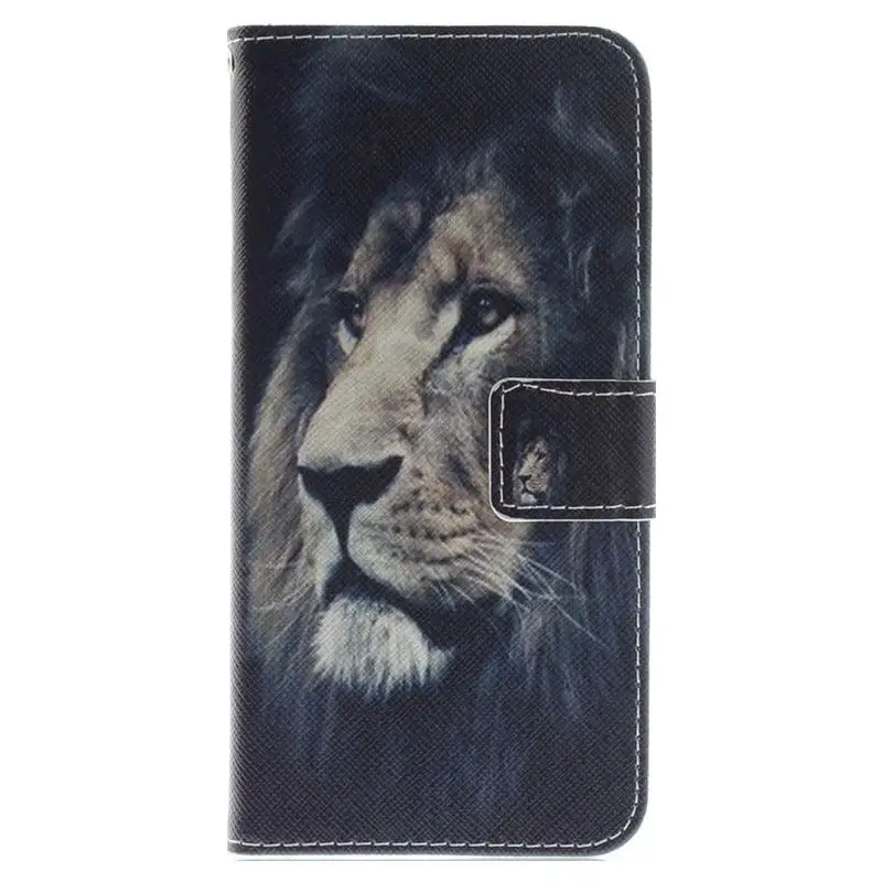 Lion Милый флип-чехол для телефона sony Xperia L2 L1 E6 C6 XA1 XA2 Ultra XZ XZ2 Premium XZ1 Comapct Z3 Чехол-кошелек с подставкой P26F - Цвет: Lion