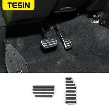 

TESIN 2Pcs StainlessSteel Pedals for Suzuki Jimny Car Accelerator brake pedal for Suzuki Jimny 2019+ Car Interior Accessories