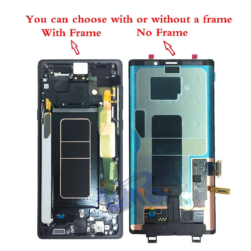 Для samsung Galaxy Note 9 lcd с рамкой дисплей сенсорный экран дигитайзер в сборе для samsung note9 lcd N960 N960F N960DS lcd