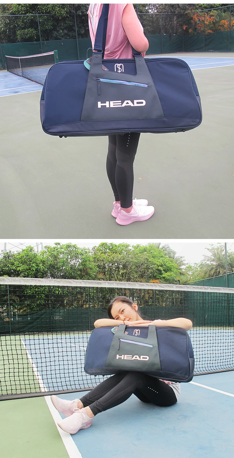 Голова 6-9 палочек теннисная сумка бадминтон теннисный рюкзак для ракеток Сквош сумки для ракетки ракетка спортивная сумка мужская женская Универсальная