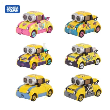 

Tomy Alloy Car Model Lightning Universal Studios Little Yellow Man Despicable Me Alloy Car Model Cartoon Car Toy Children Gift