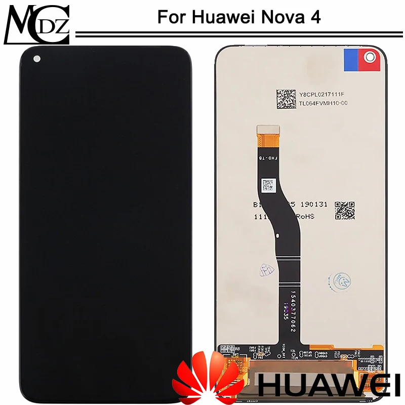 

New For Huawei Nova 4 Honor View 20 V20 PCT-L29 LCD Display Touch Sensor Digitizer Pantalla Screen Assembly