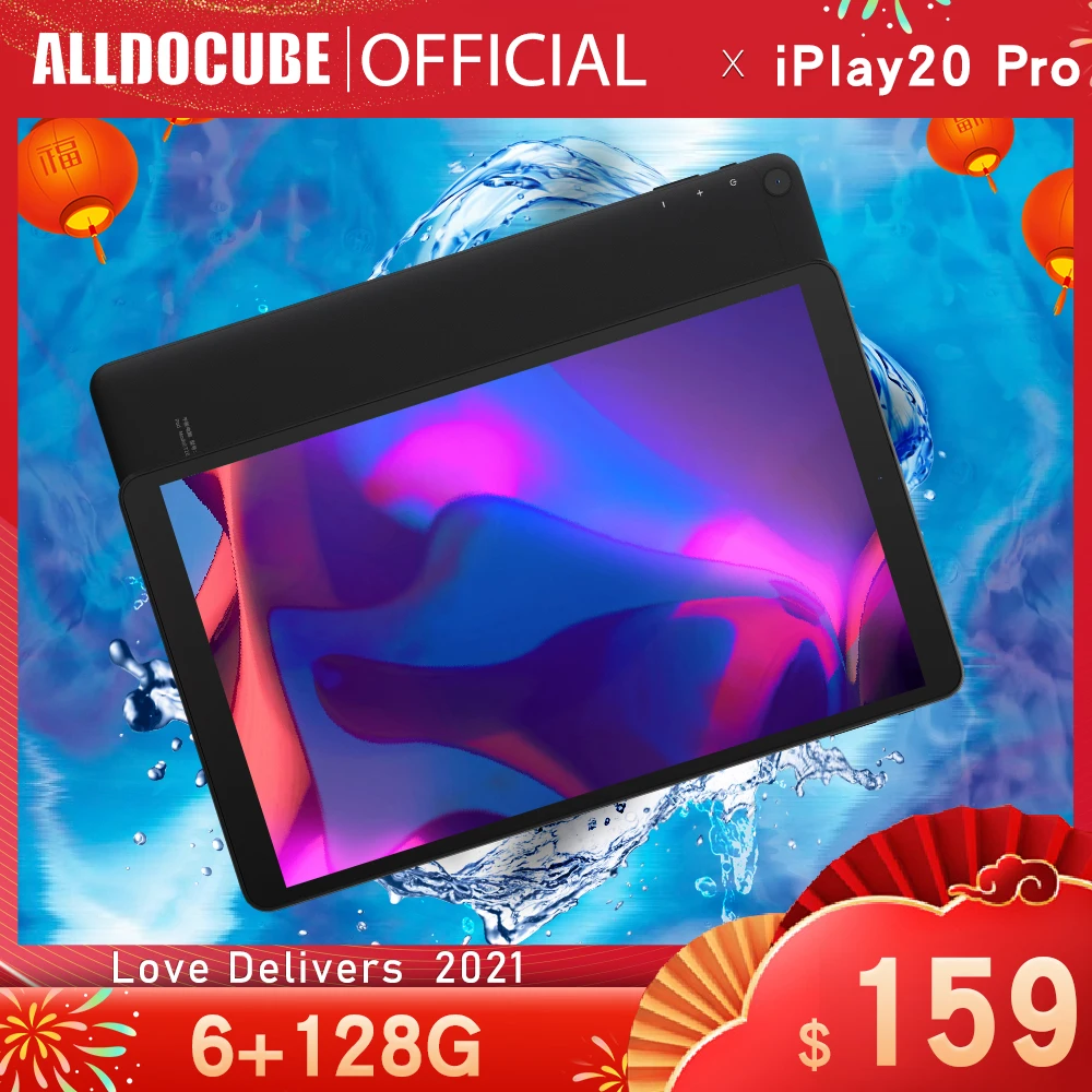 ALLDOCUBE iPlay20Pro 10,1 pulgadas Android tableta 10 6GB RAM 128GB ROM Octa Core tabletas PC 1920 * 1200IPS iplay 20