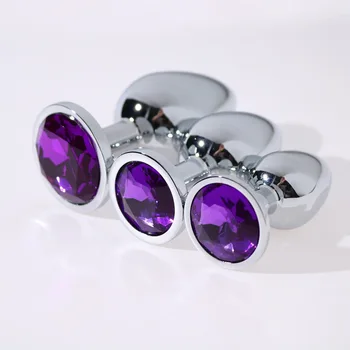 Vibefun Anal Plug Waterproof Stainless Steel Smooth Touch Anal Buttplug Sex Toys Sex Products For Men gay Sex Toys butt dilator 6
