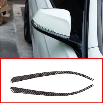 

Car Accessories 2x 100% Real Carbon Fiber Exterior Mirror Decorative Sticker Cover For 3 4 Series GT F30 F33 F34 F35 2013-2018