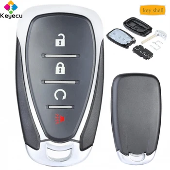 

KEYECU Replacement Smart Remote Control Car Key Shell Case With 4 Button - FOB for Chevrolet Equinox Bolt EV Trax 2017 2018 2019