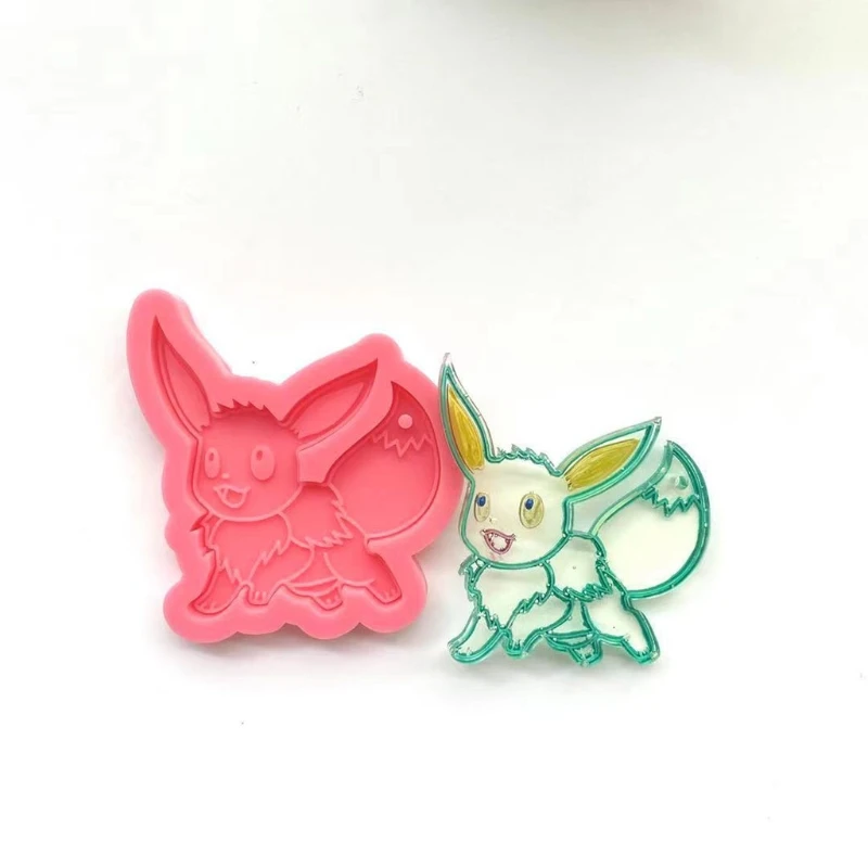 Cute Squirrel Keychain Epoxy Resin Mold Earrings Pendant Casting Silicone Mould DIY Crafts Jewelry Tool |